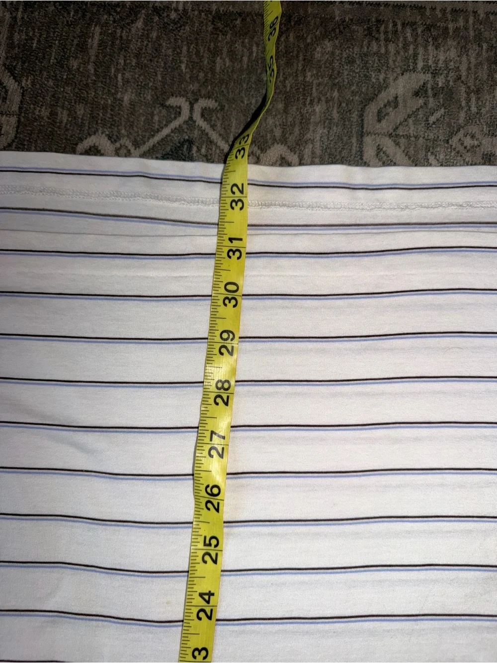 Polo Golf Ralph Lauren men’s White with Thin Blue Stripes size 2X